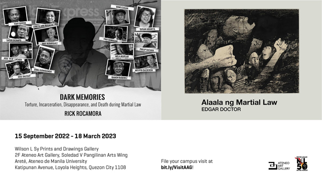 dark memories at ateneo art gallery